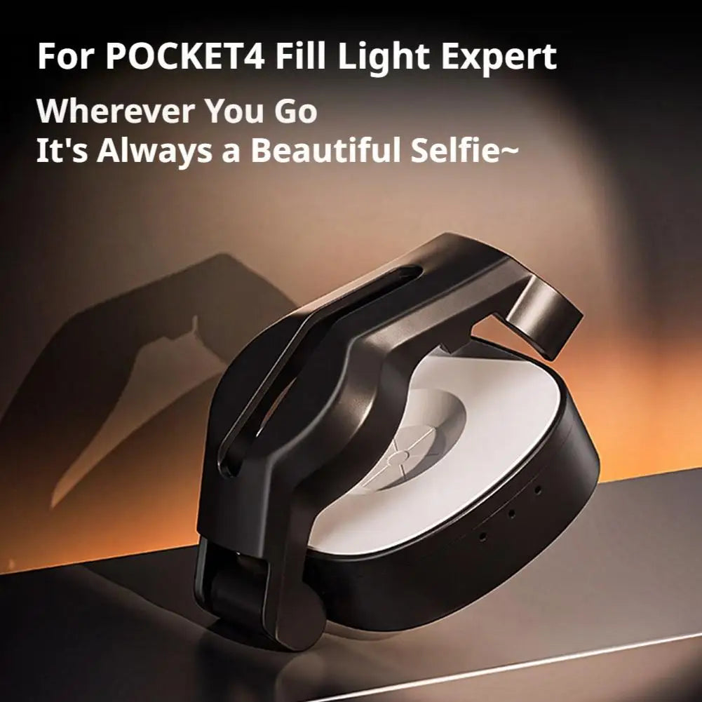 Fill Light for DJI Osmo Pocket 4 Type-C Rechargeable 180° Adjustable Foldable Mini LED Auxiliary Light For Vlog Shooting HIP