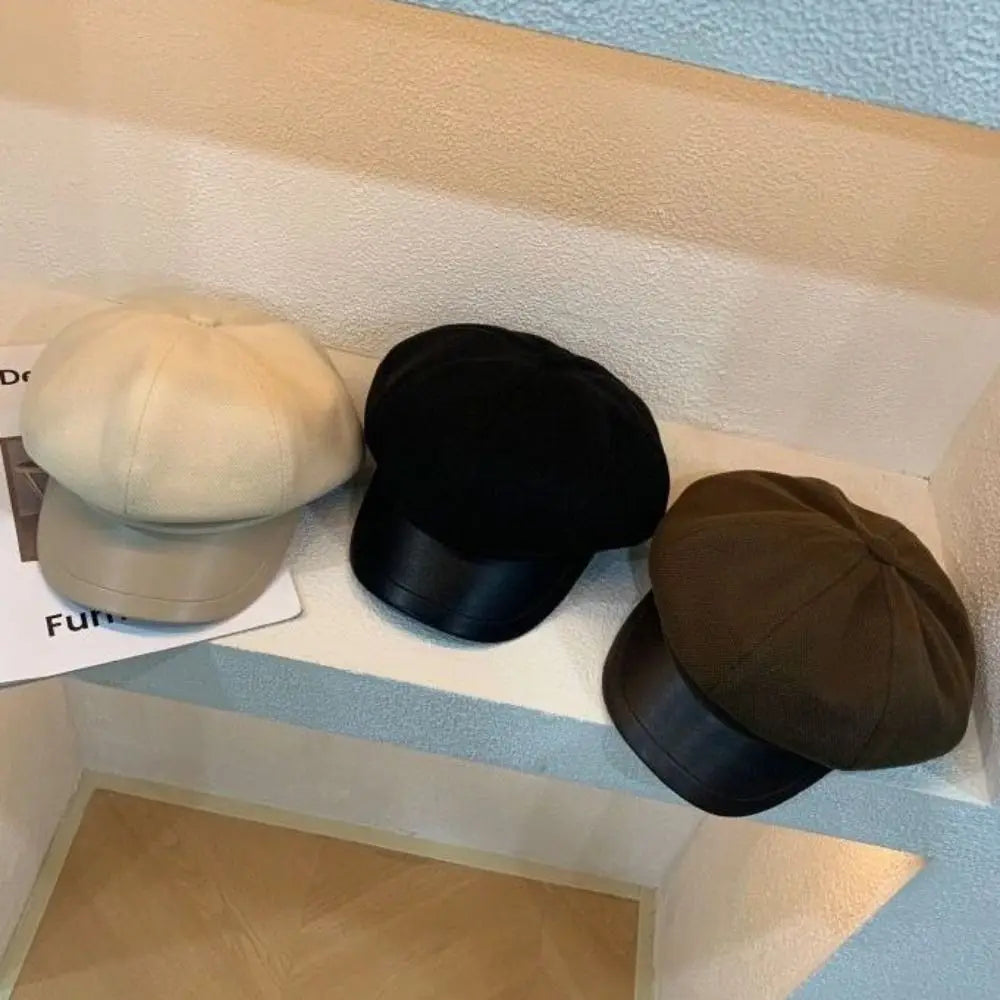 Women's Adjustable Winter Beret Hat – Vintage Painter Cap Women's Beret Hat HIP