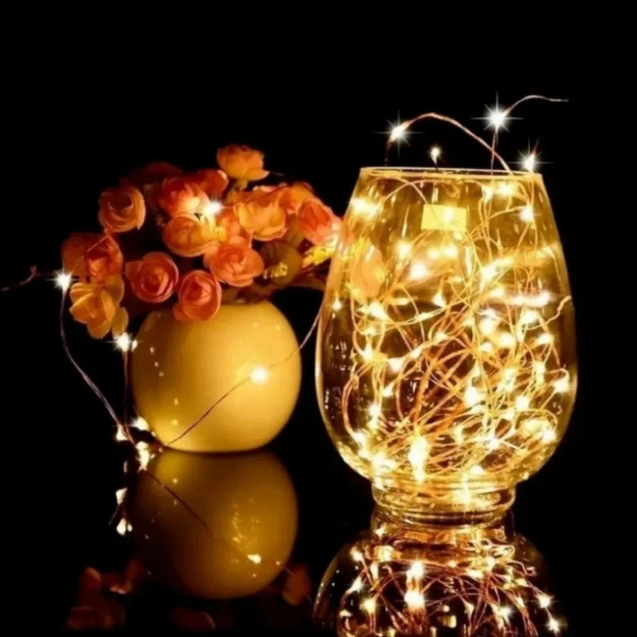 USB Copper Wire Fairy String Lights 10M 20M Waterproof LED LED Fairy String Lights HIP