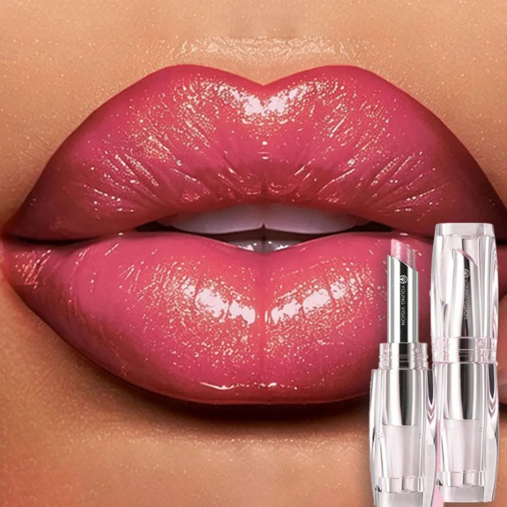 Temperature Change Lip Balm Creamy Hydrating Lipstick Moisturizing Pearlescent Nude Lip Care For Daily Natural Lip Makeup HIP 02