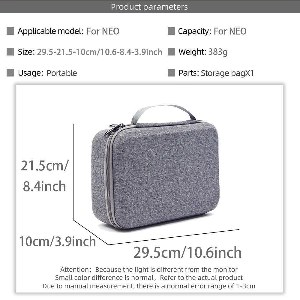SEamopar DJI Neo Drone Battery & Controller Storage Bag Drone Storage Bag HIP