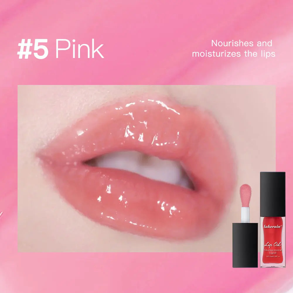 Glow Reviver Lip Oil Nourishing Tinted Lip Oil For A High-shine Finish Infused With Apricot Oil Rose Colors Mirror Moisturizing HIP