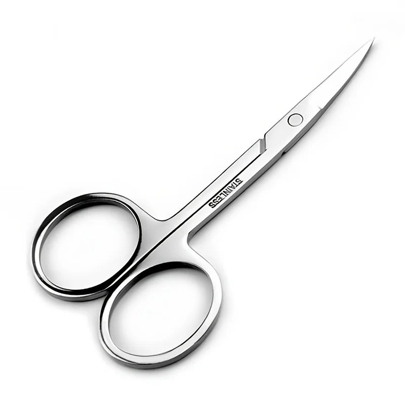 Stainless Steel Nail, Eyebrow & Nose Hair Scissors | HIP Grooming Scissors HIP Silver
