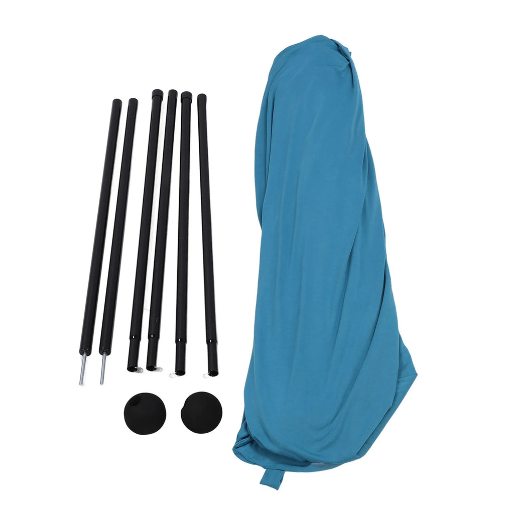 Outdoor Shade Beach Canopy Reinforced Windproof Rope Beach Canopy Waterproof UPF50 Tear Resistant with Carry Bag for Fishing HIP