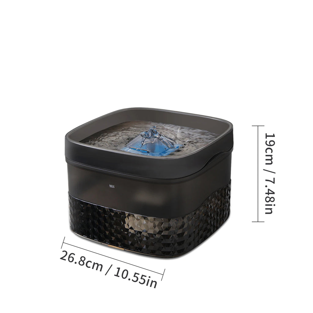 Large-Capacity Pet Water Fountain Large Dog Drinking Bowl with Ultra-Quiet Pump for Multiple Cats or Dogs Pet Drinking Dispenser HIP