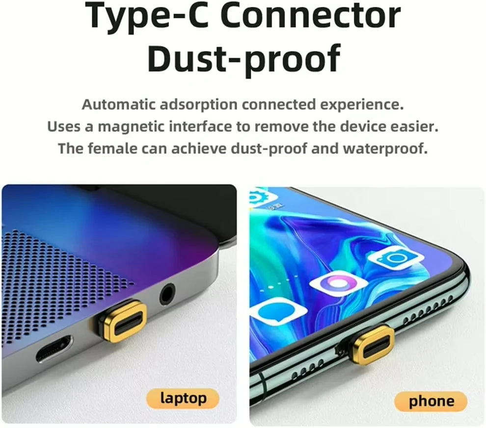 USB4 Magnetic USB-C Cable 100W 20Gbps 8K Thunderbolt 3 2m USB-C Magnetic Cable HIP