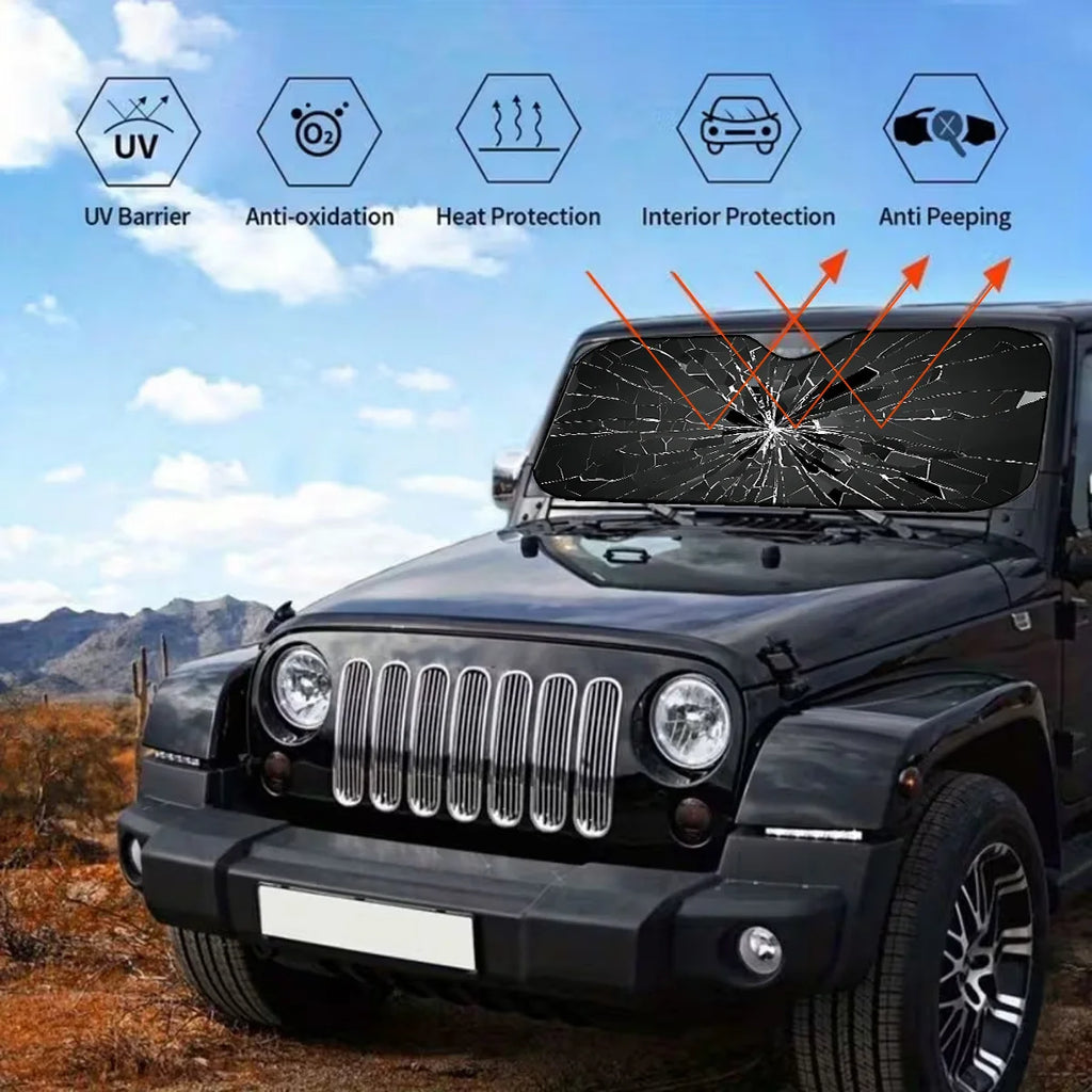 Foldable Car Windshield Sunshade – UV Blocker & Shade Car Sunshade HIP