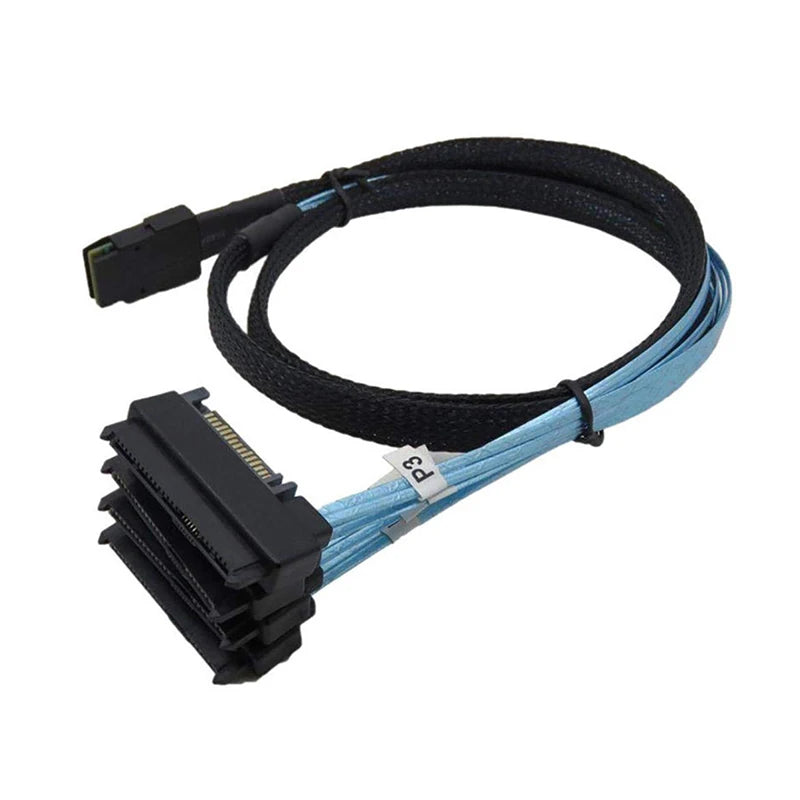 Mini SAS SFF-8087 to SFF-8482 Data Cable – 0.5M & 1M SAS Data Cable HIP