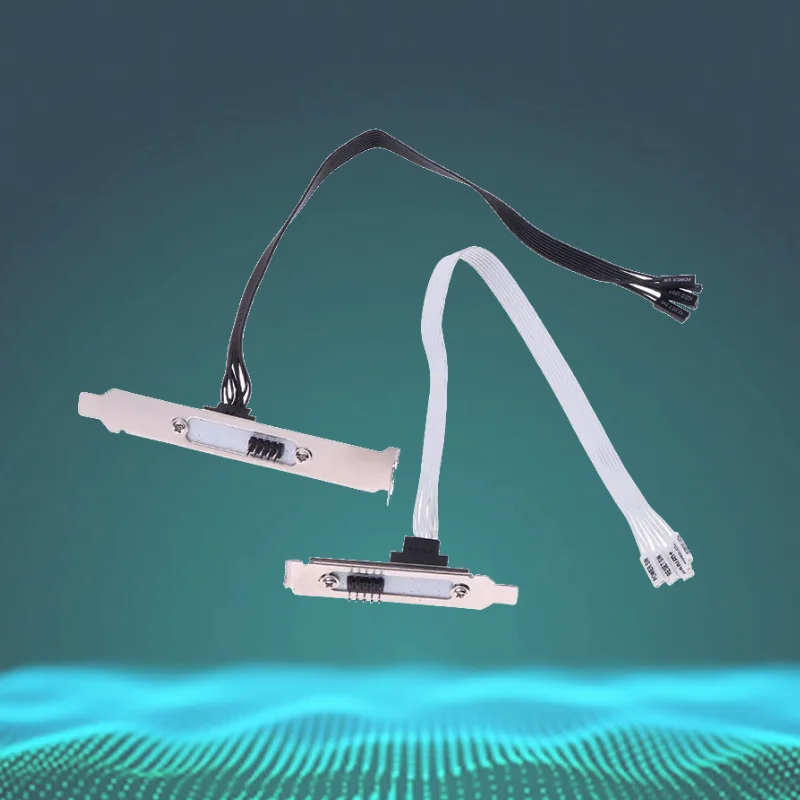 External PC Power Switch Button & Extension Cable | PCI Baffle PC Power Switch HIP