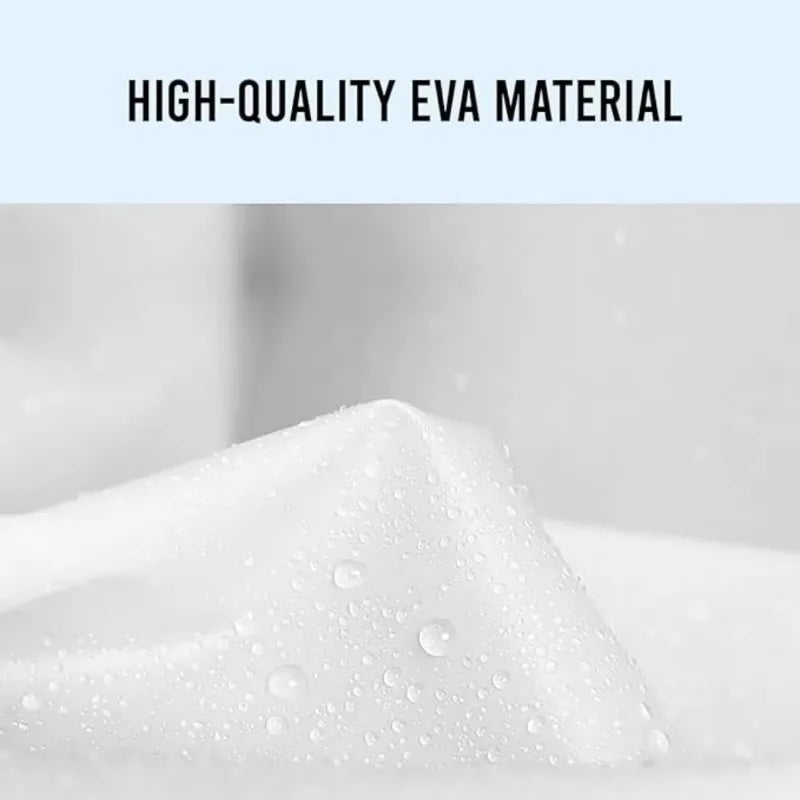 EVA Waterproof Rain Poncho – Unisex Clear Hoodie Raincoat Rain Poncho HIP