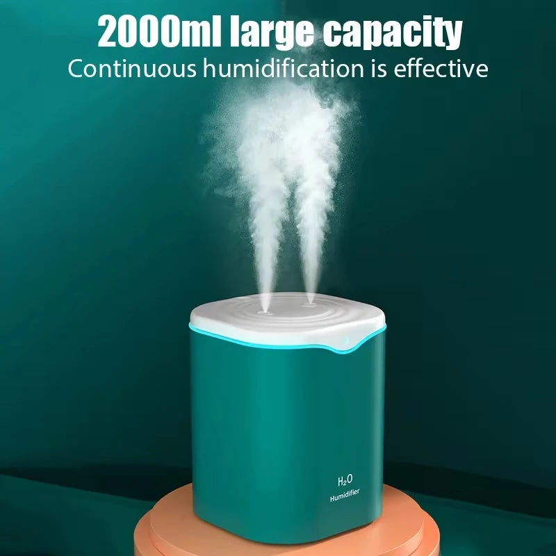 2000ml USB Cool Mist Humidifier & Aromatherapy Diffuser Cool Mist Humidifier HIP