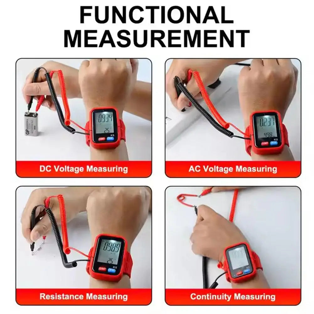 New Lightweight Auto Range Digital Multimeter with NCV Voltage Detection for Home Electrician Repair Capacitance Measurement HIP