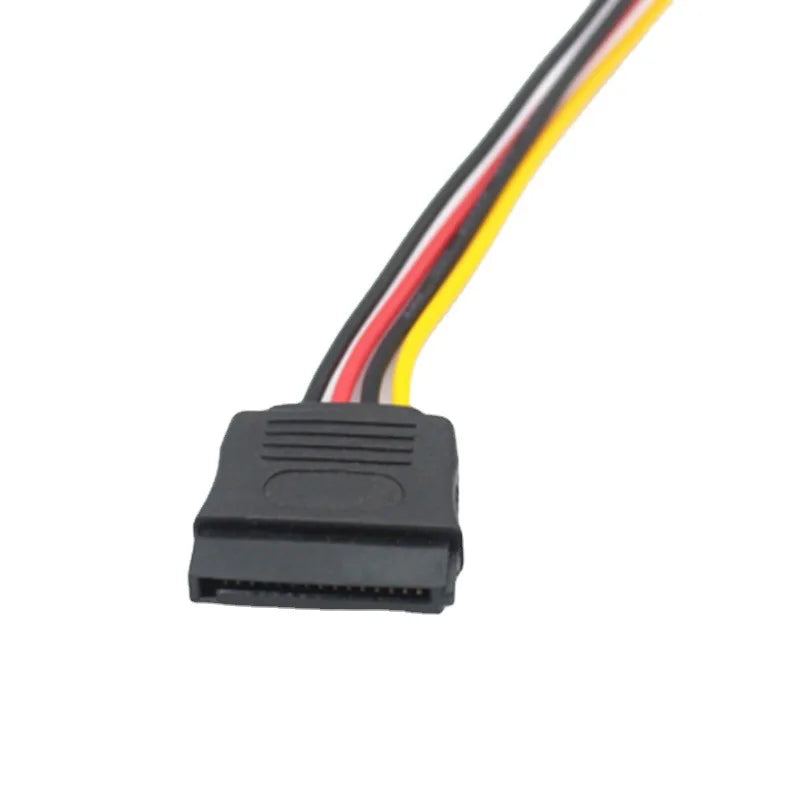 PH2.0 4-Pin to SATA 15-Pin Power Cable for ITX Builds PC Power Cable Adapter HIP