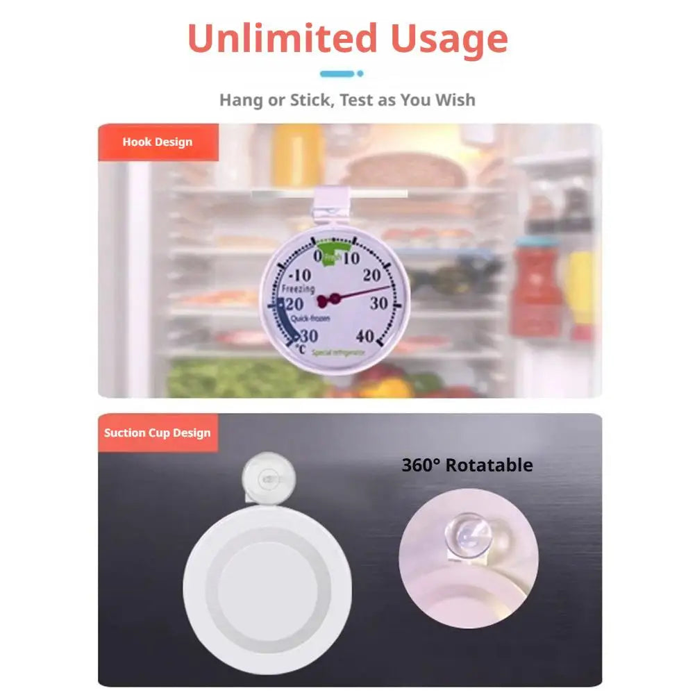 Refrigerator Freezer Thermometer Fridge Refrigeration Temperature Gauge Home Use Kitchen Accessories Tools Dropshipping HIP
