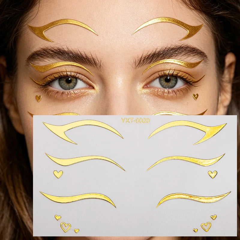 Holographic Laser Eye Makeup Stickers – Face Art Decals