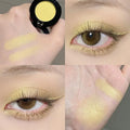 Eyeshadow Illuminator Matte White Highlighter Brighten Palette Lasting Shimmer Glitter Highly Pigmented Monochrome Eyes Makeup HIP 19