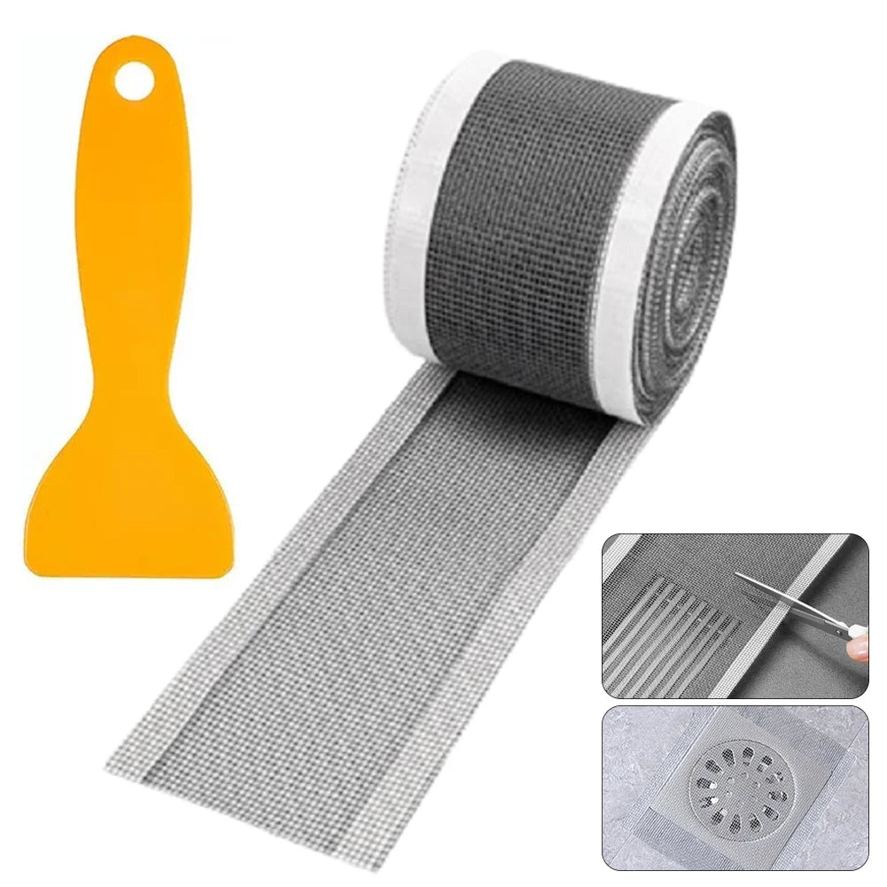 5/10 Meter Strainer Kitchen Sink Sewer Outfall Stopper Bathroom Mesh Stickers Disposable Shower Floor Drain Filter Hair Catcher HIP