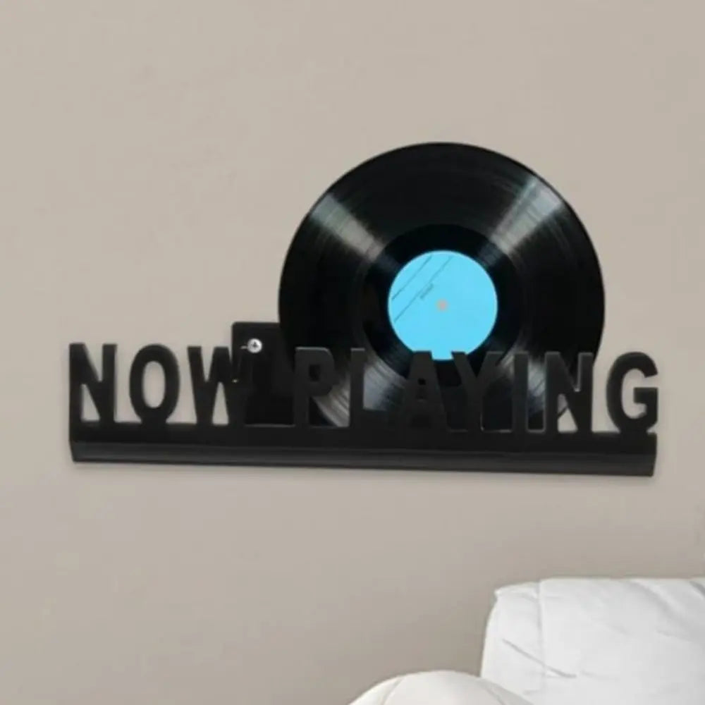 Wall Mount Vinyl Record Display Shelf – "Now Playing" Acrylic Vinyl Record Wall Shelf HIP