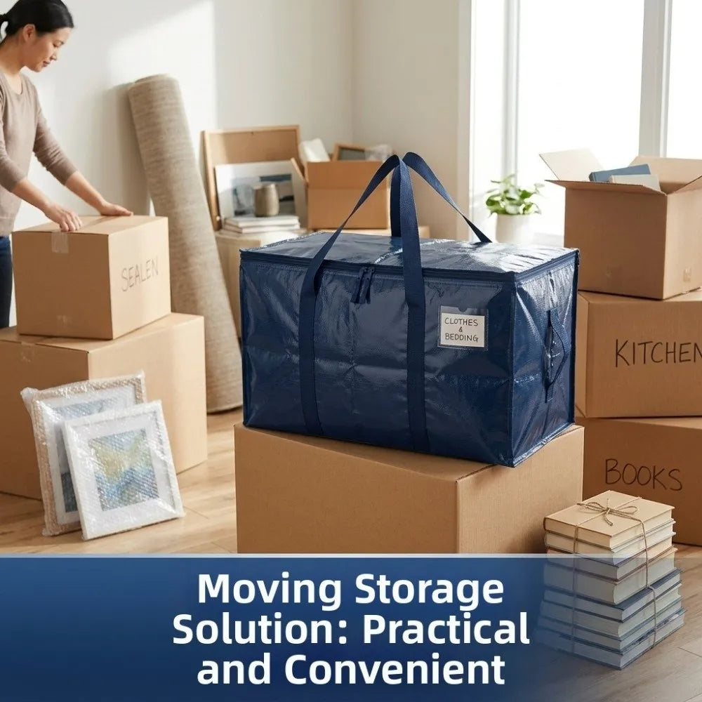 Extra Large Foldable Waterproof Moving Storage Tote Bag Moving Storage Bag HIP