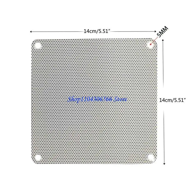 PVC Computer Fan Dust Filter Mesh 8–14cm – 5-Pack PC Fan Dust Filter HIP