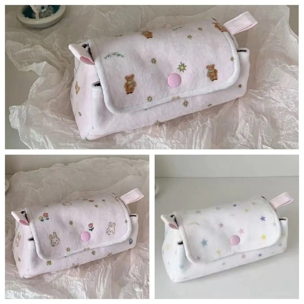 Korean Cute Bear Pencil Case – Large Capacity Pen Bag Pencil Case HIP