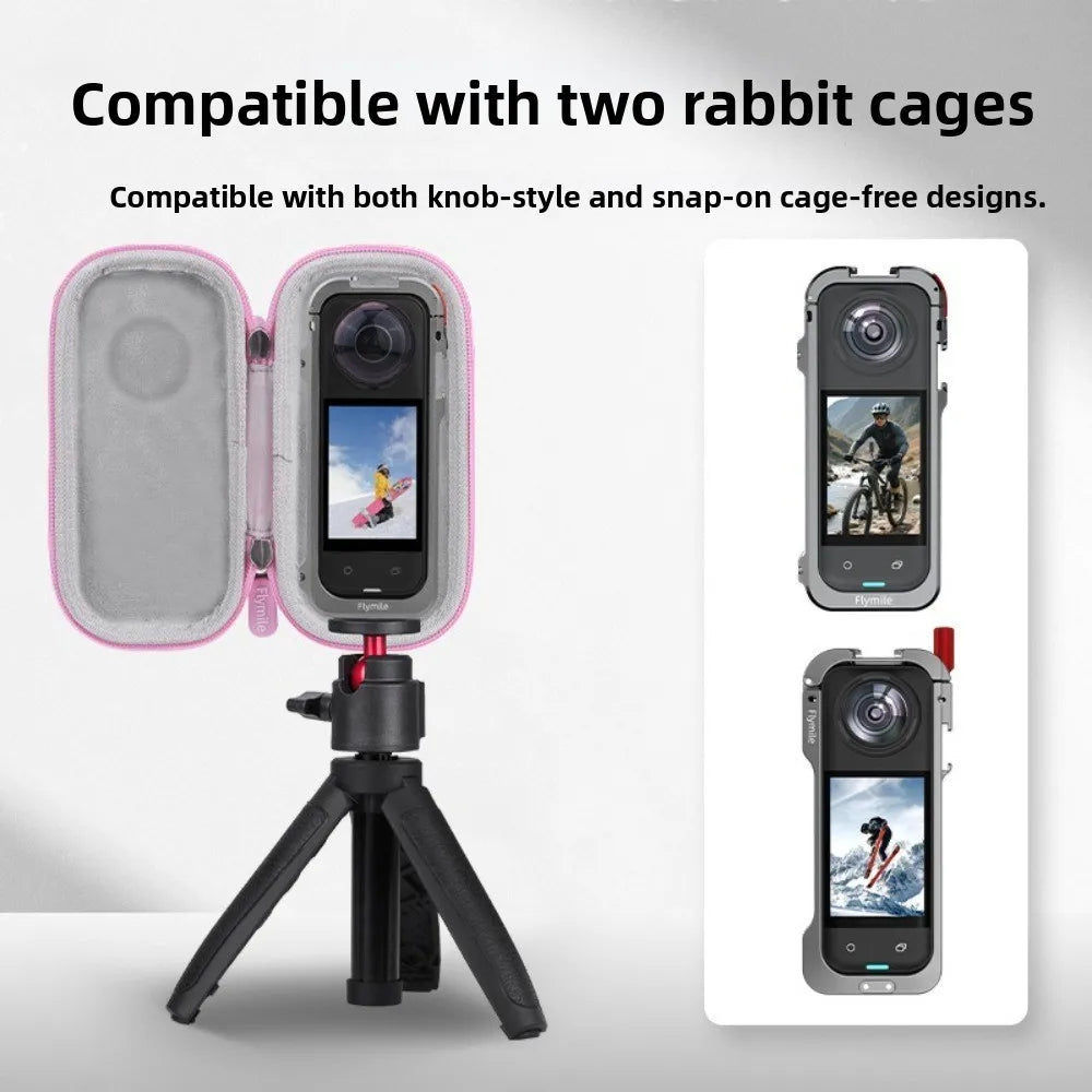 PU Travel Case for Insta360 X5 – Shockproof Camera Bag Camera Travel Case HIP