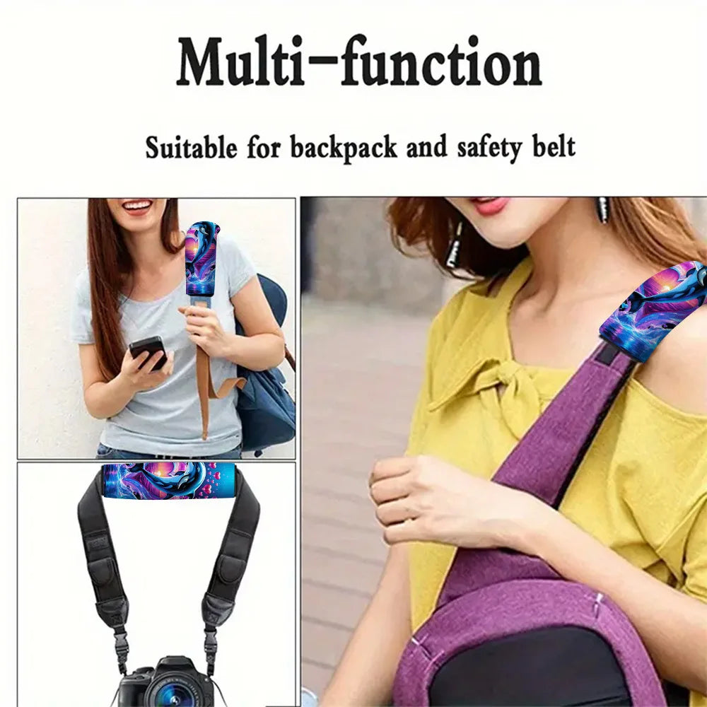 Dolphin Ocean Sunset Car Seat Belt Shoulder Pads – 2pc Set Seat Belt Pads HIP
