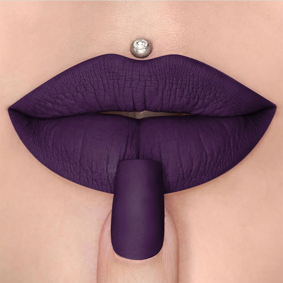 1PC 15 Colors Nude Velet Matte Lipstick Pen Waterproof Long Lasting Red Pink Lip Liner Pen Korean Makeup Lip Tint Lip Glaze HIP 15