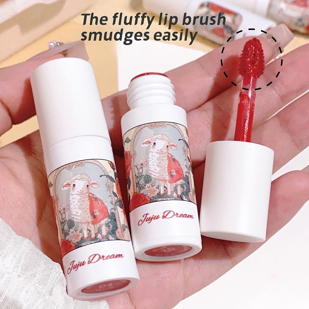 JUJU Dream Velvet Matte Lip Glaze – Transfer-Proof & Hydrating Matte Lip Glaze HIP