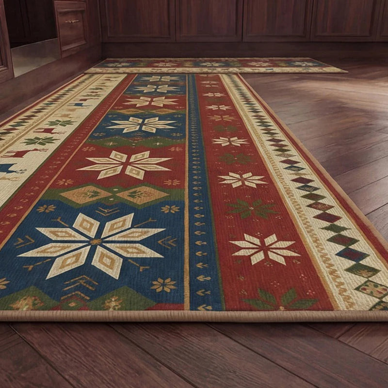 Kitchen Floor Mat – Stain-Resistant Soft Loop Fleece Rug Kitchen Floor Rug HIP