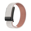 Nylon Replacement Band for Whoop 5.0 – Adjustable & Breathable Fitness Tracker Band HIP White with pink