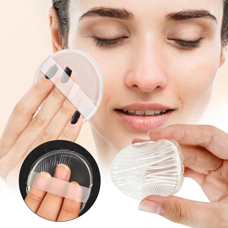 Soft Silicone Gel Powder Puff Sponge For Cosmetic Face Foundation BB Cream No Powder Eating Powder Cosmetic Puff Makeup Tools HIP