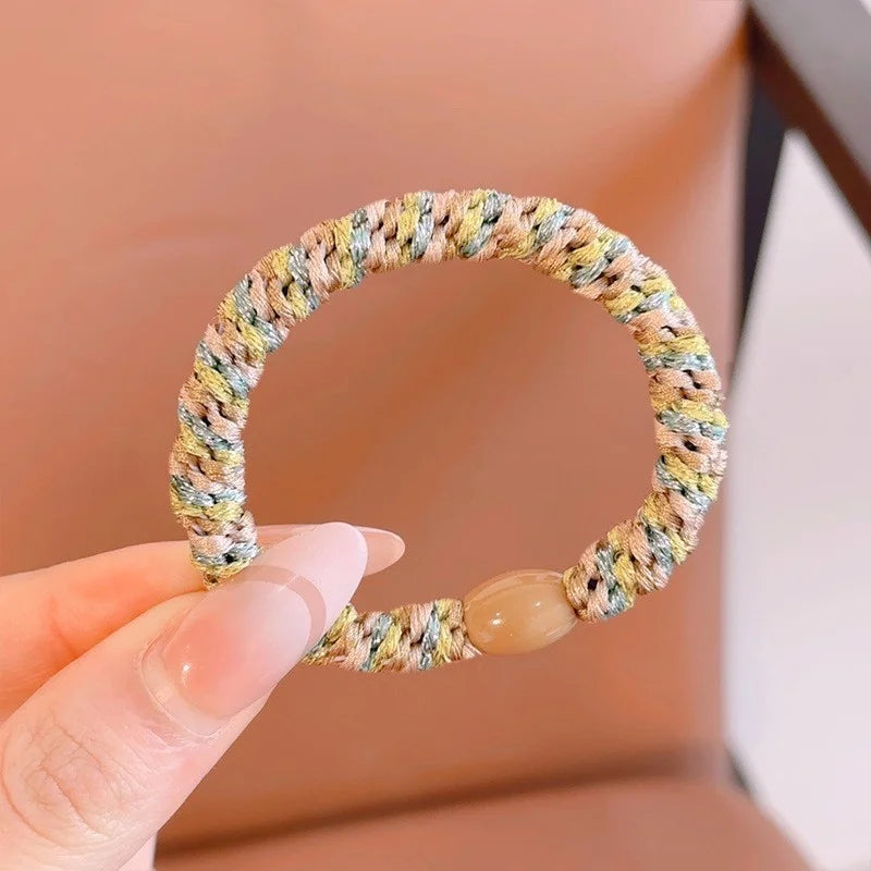 Silk Sport Hair Ties – No Crease Anti-Slip Elastic Ponytail Band
