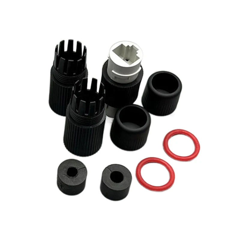 Waterproof RJ45 Ethernet Network Cable Extender Connector Network Cable Connector HIP Black