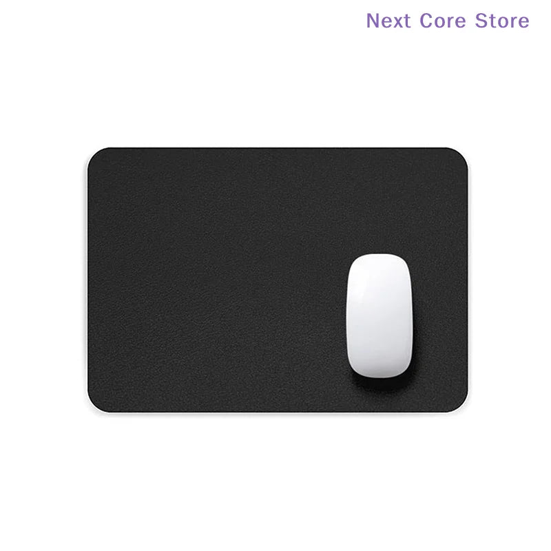 PU Leather Mouse Pad – Anti-Slip Waterproof Desk Mat 25×21cm Desk Mouse Pad HIP
