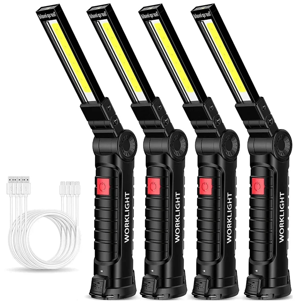 ESMARTER COB LED Work Light – USB Rechargeable, Magnetic Base LED Work Light HIP