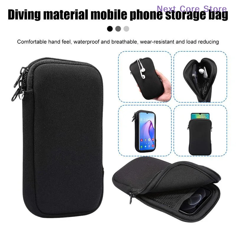 Universal Neoprene Waterproof Zipper Phone Pouch Neoprene Phone Pouch HIP