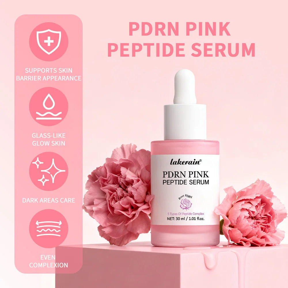 Korean Salmon DNA PDRN Serum Pink Peptide Essence Smooth Skin Barrier Repair Moisturizing Lightweight Facial Cosmetics Skincare HIP
