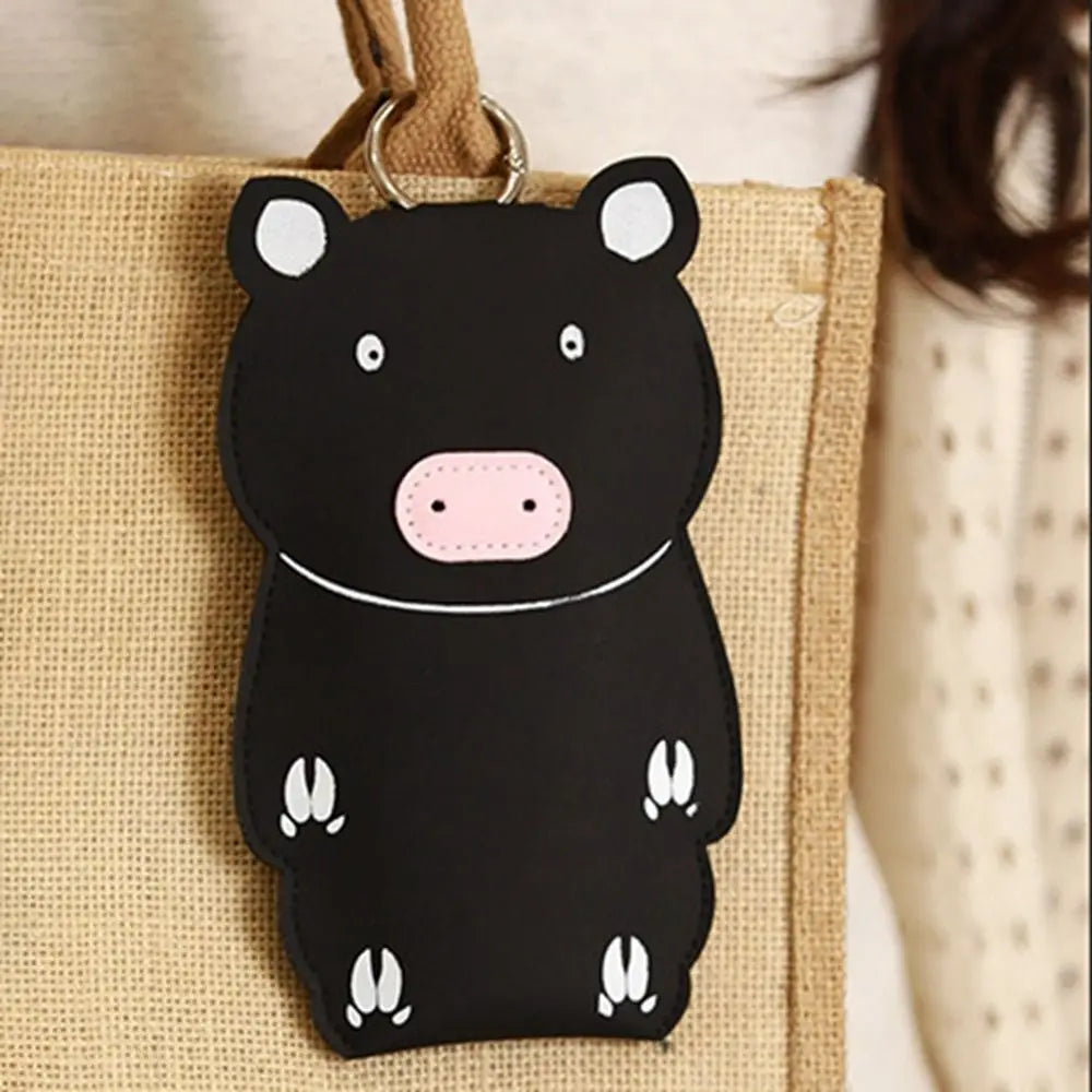Women's Cartoon PU Leather Glasses Case – Portable Eyewear Pouch Eyewear Storage Case HIP