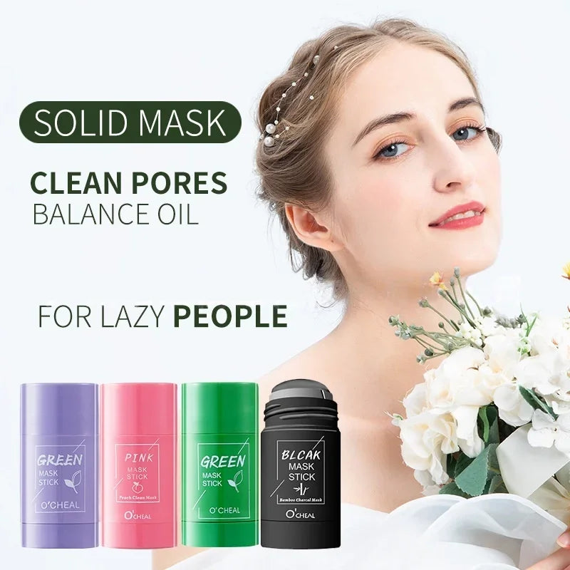 Green Tea Mud Mask Stick – Pore Cleansing & Hydrating Face Mask Stick HIP