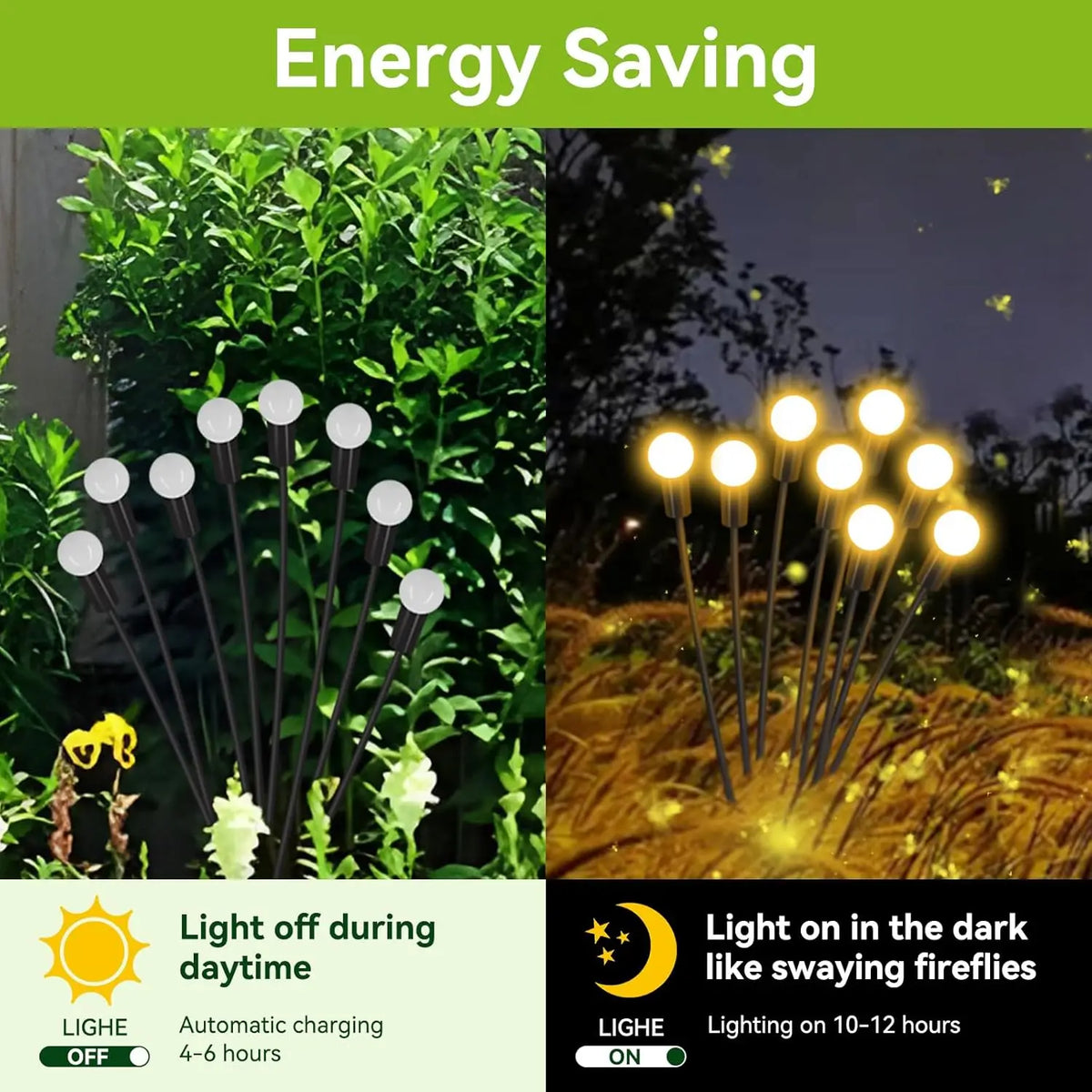 Solar Firefly Swaying Garden Lights – Yard & Pathway Decor Solar Garden Light HIP
