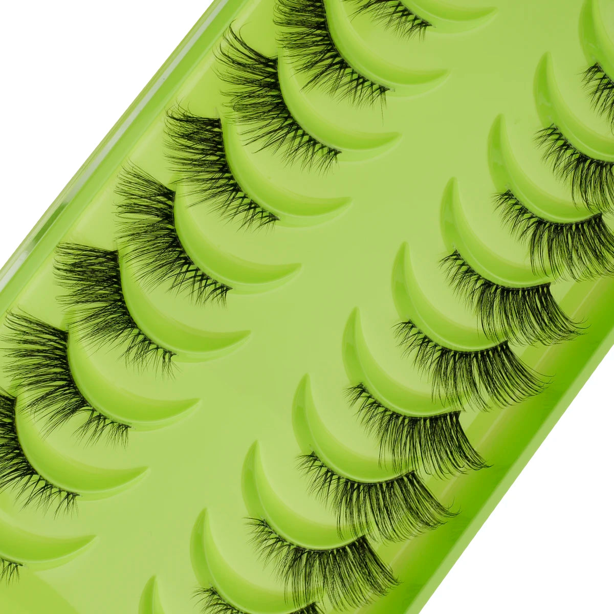 YSDO Fox Half Eye Lashes Soft Natural Faux Mink Eyelashes Fake Lashes Natural Look Short Wispy Clear Band Lash Makeup Multipack HIP