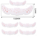 6-Pack Glitter Freckle Face Temporary Tattoo Makeup Patches