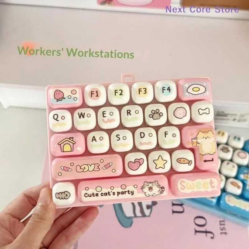 26-Key Mini Keyboard Fidget Toy – Novelty Desk Gift Fidget Desk Toy HIP