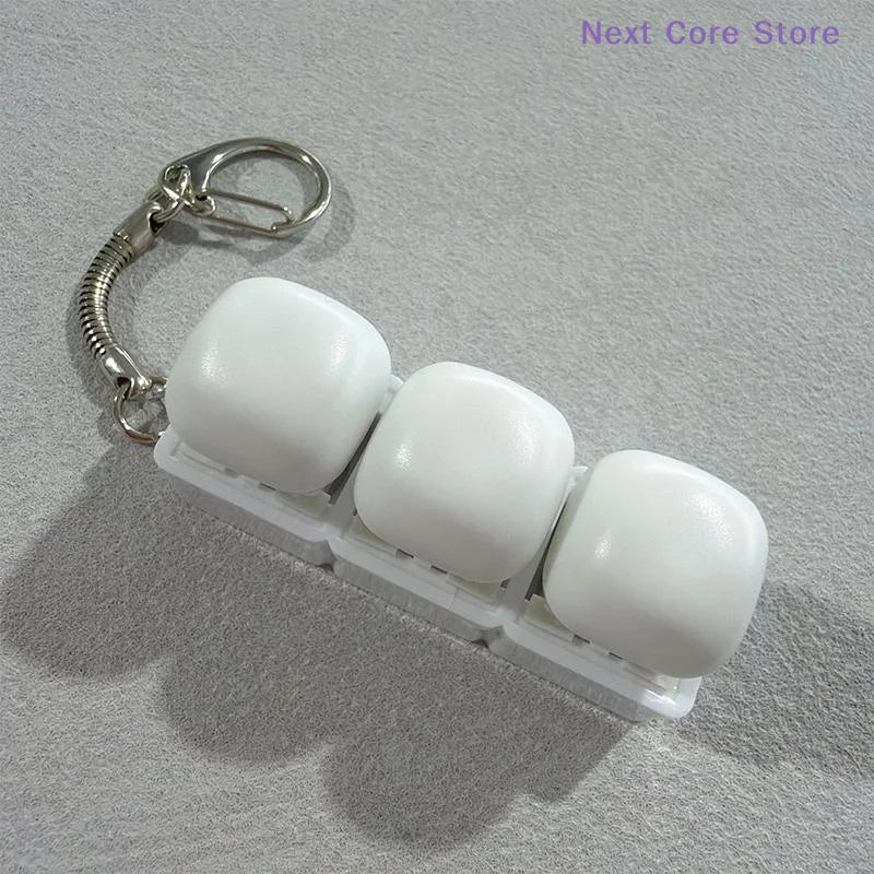 Bread Fidget Keychain Keycap – Squishy Novelty Squeeze Toy Fidget Novelty Keychain HIP