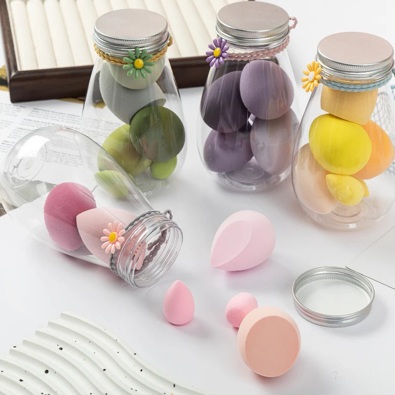 Makeup Egg Dry Wet Dual Use Water Droplets Diagonal Cut Makeup Egg Independent Packaging No Powder Makeup Egg Powder Puff HIP