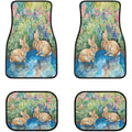 Watercolor Bunnies Car Floor Mats – 4-Piece Universal Set Car Floor Mats HIP 1