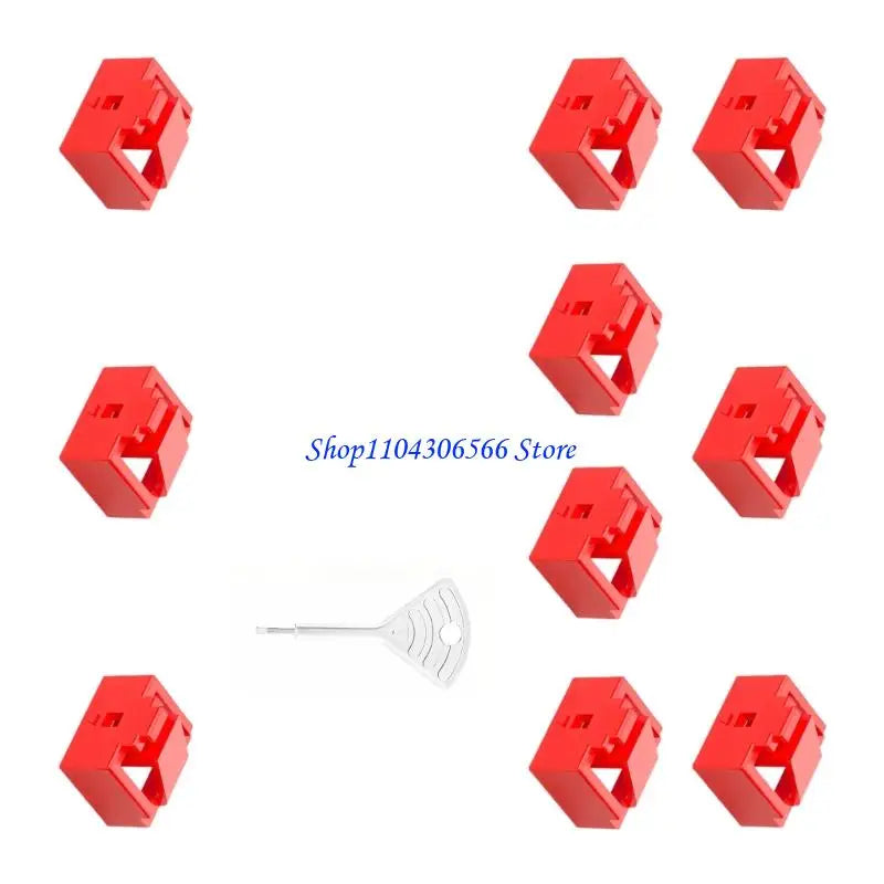 10-Pack RJ45 Dust Plugs – Ethernet Port Protectors Network Port Protectors HIP