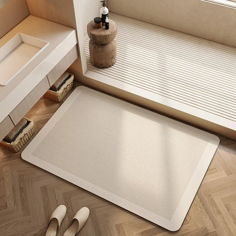 Diatom Mud Bath Mat – Absorbent, Quick-Dry & Non-Slip Rug Bath Mat Rug HIP GU3364-G 1pc 140x200cm