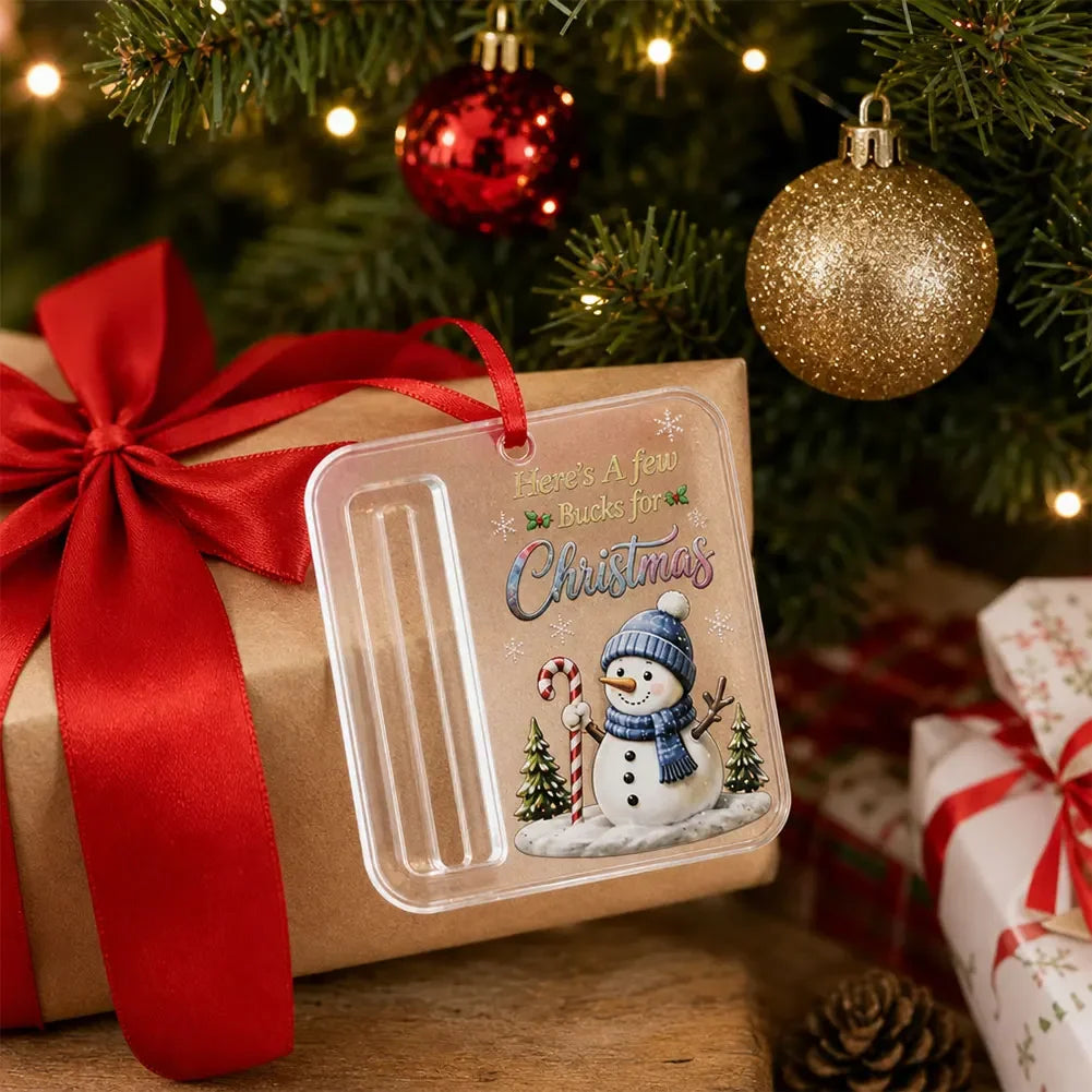 Cute Multi Style Wallet Christmas Decorations Hanging Acrylic Christmas Tree Decor Christmas Party Decorations New Year Gifts HIP